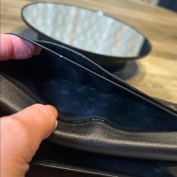 108. CHANEL Black Leather CoCo Button Wallet-COA - Picture 13 of 16